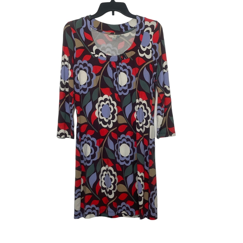 Boden 8 Floral Bohemian 70's‎ Look Short Sleeve Dress